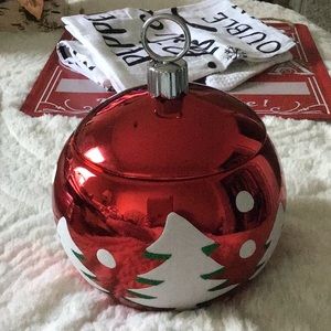 Holiday | Christmas Ornament Candy Dish With Lid | Poshmark